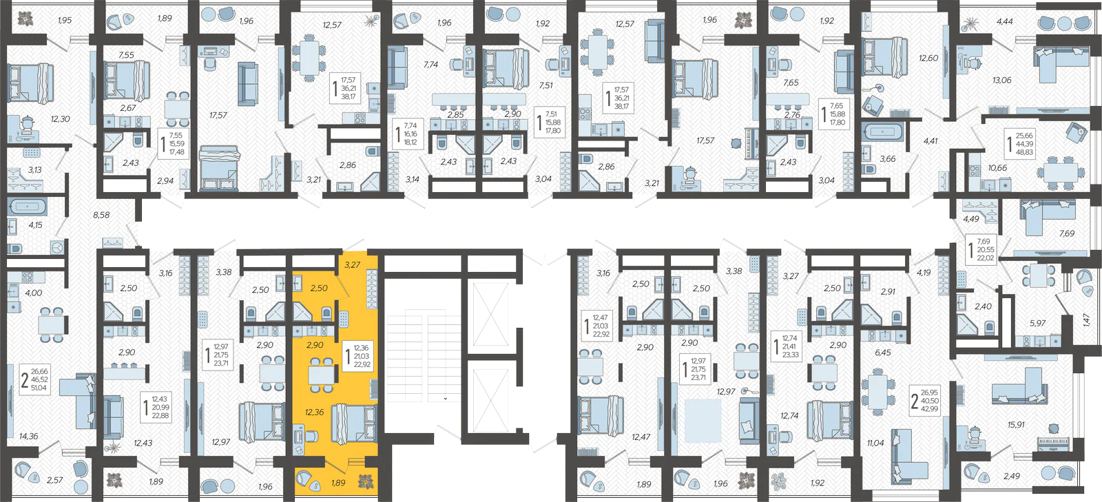 План этажа корпуса 12