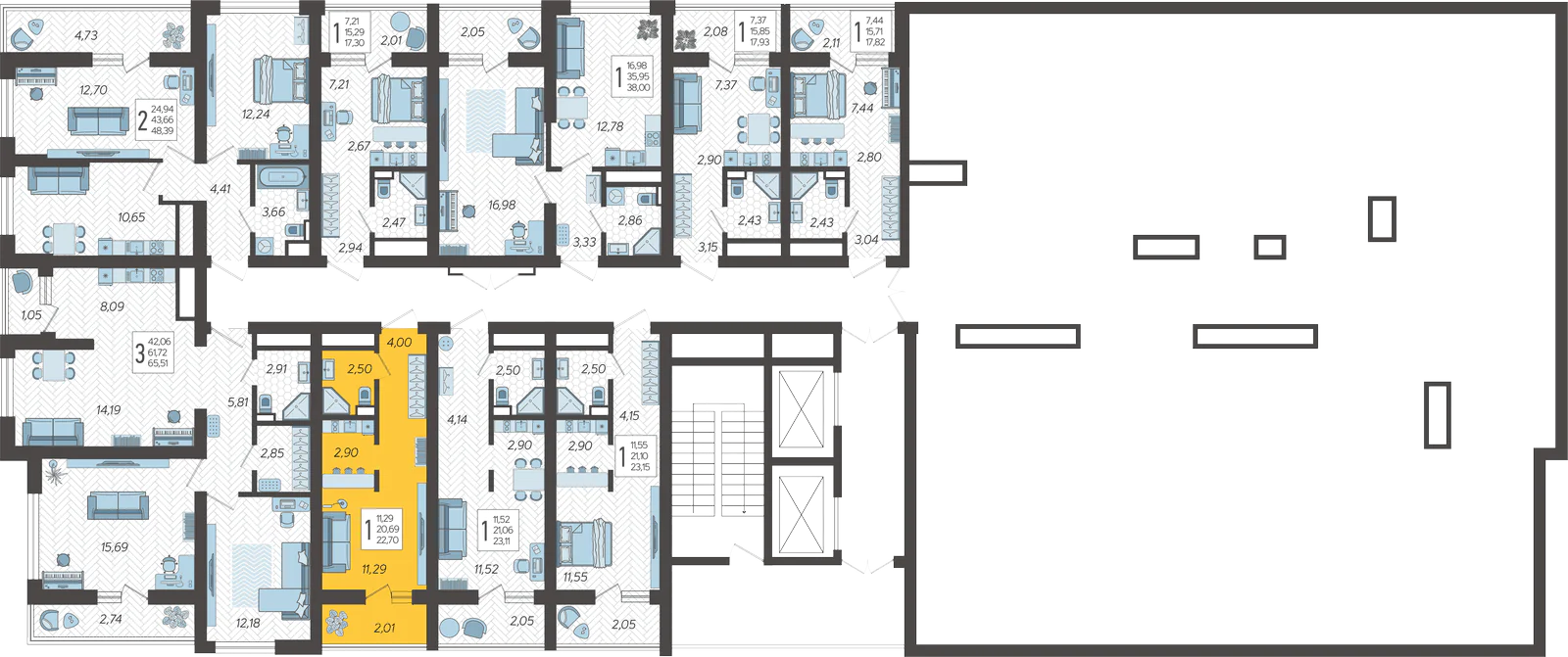 План этажа корпуса 5