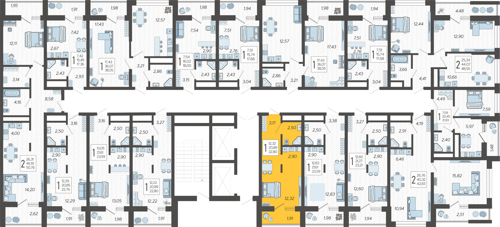 План этажа корпуса 8