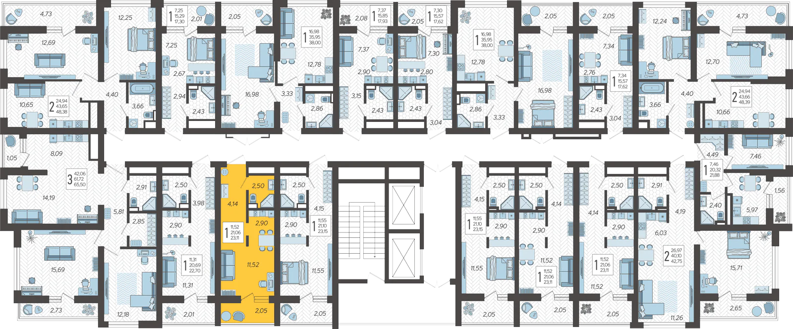 План этажа корпуса 5