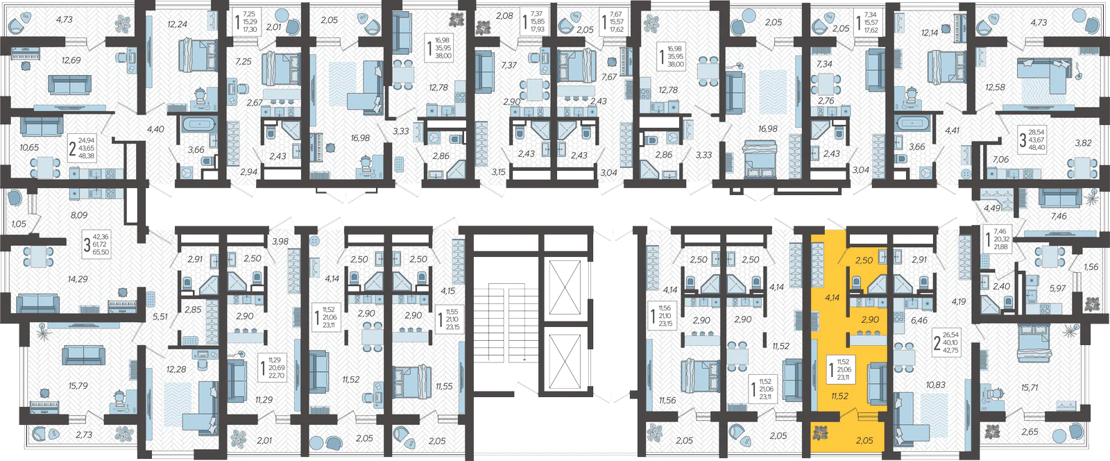 План этажа корпуса 5