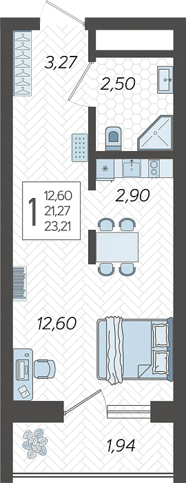 коммерческая в ЖК «Кислород» Сочи