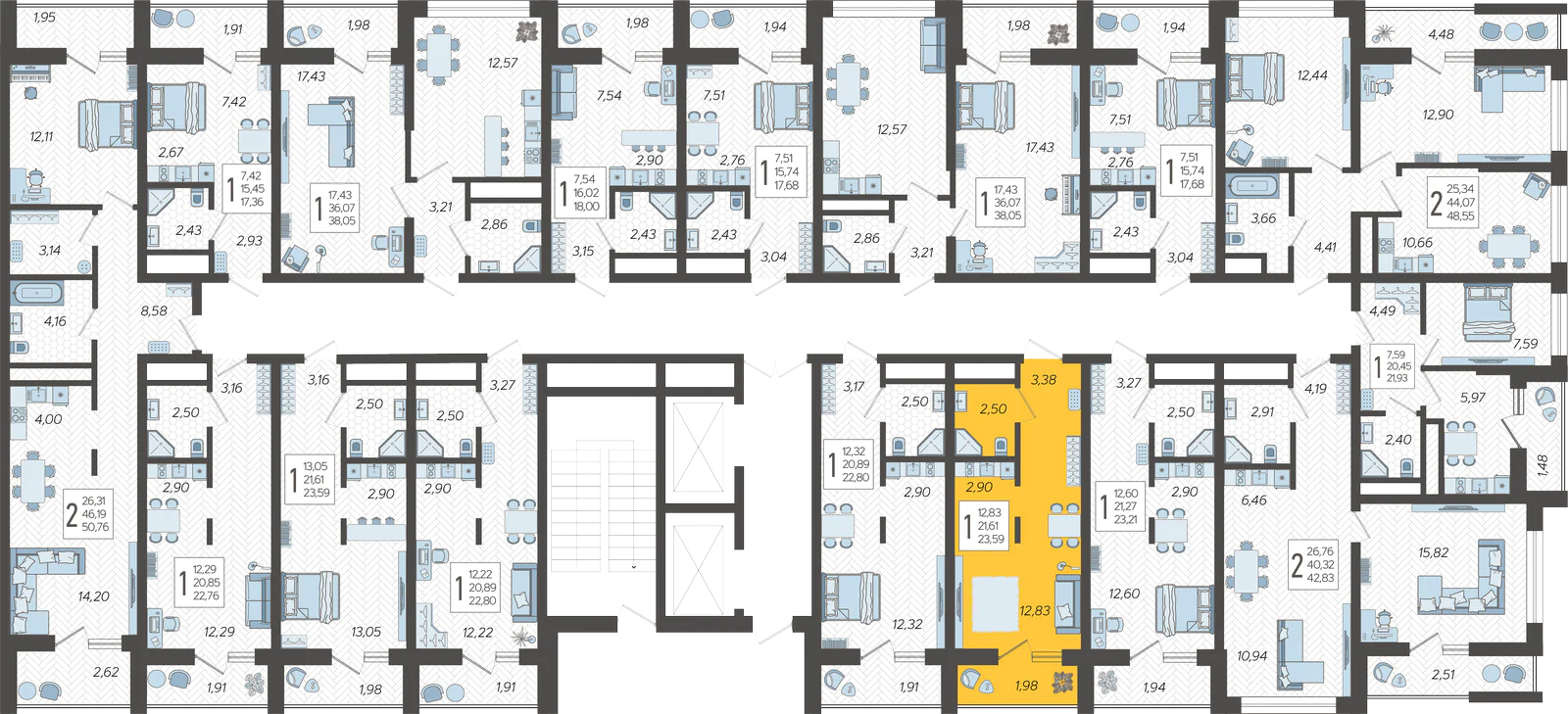 План этажа корпуса 8
