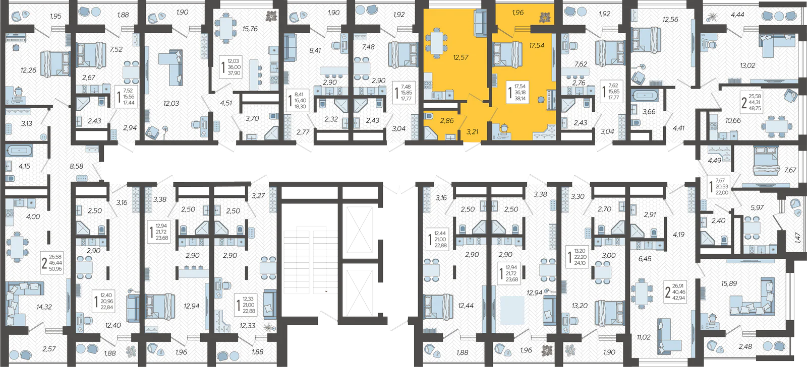 План этажа корпуса 10