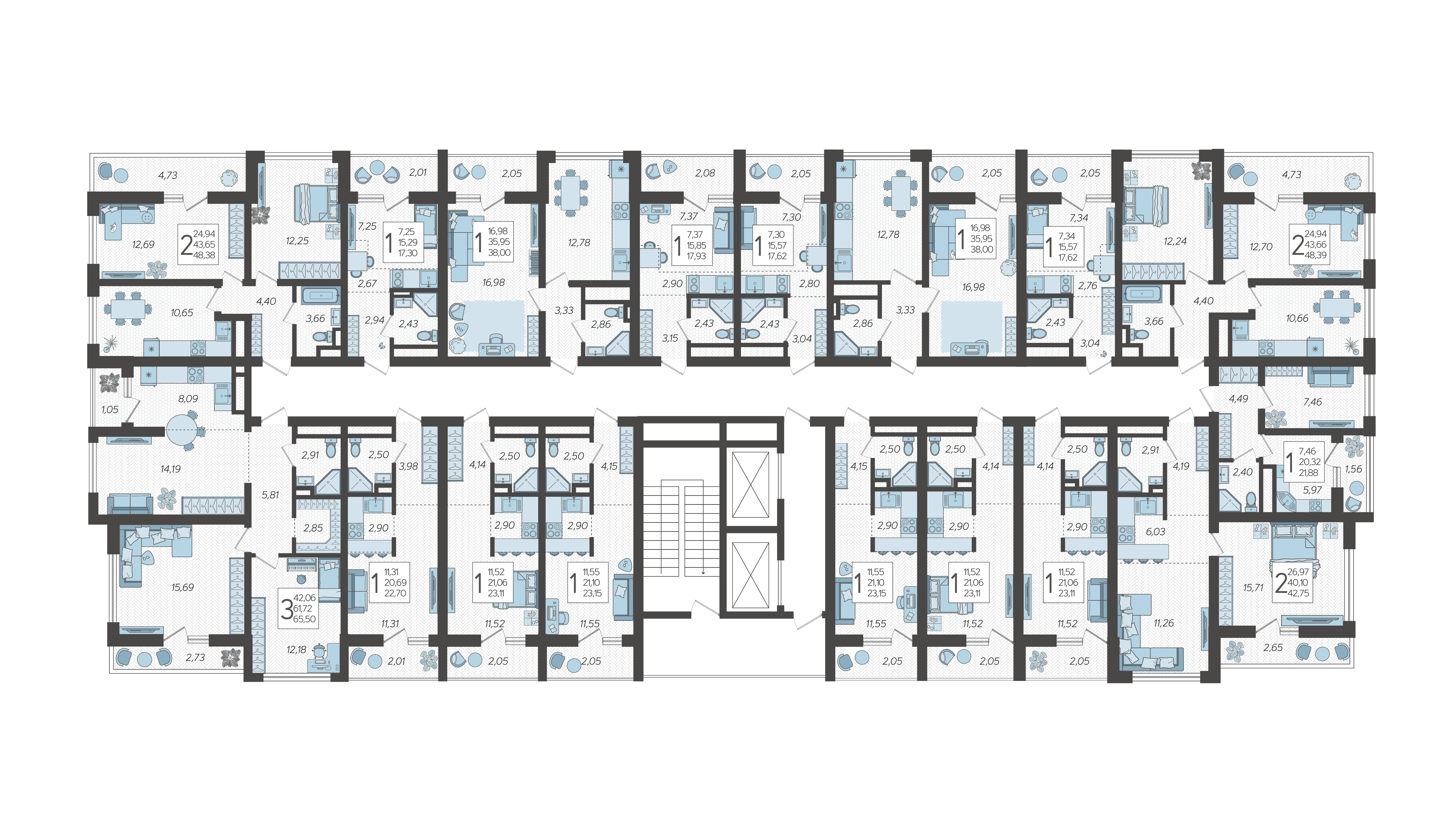 План этажа корпуса 4